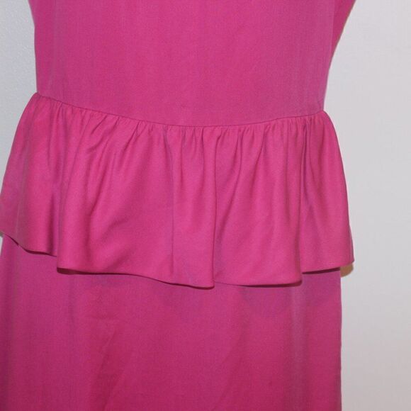 Trina Turk Kiran Pink Sleeveless Peplum Cocktail Dress Women Size 6 . - Picture 6 of 12